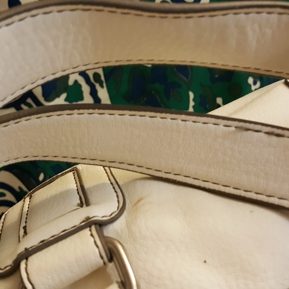 Calvin Klein Cream color Leather Satchel style bag - Picture 8 of 8